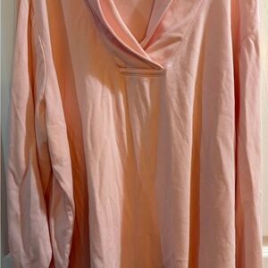 L.L. Bean Soft Pink Plus Size Top
